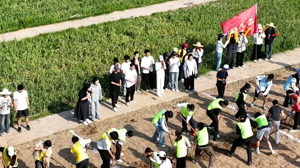 接地气！大学生运动会比拼翻地，夺冠队伍喜提西瓜
