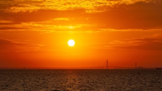 慢直播丨總要到浙江海鹽看一場(chǎng)日出日落吧