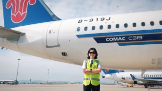 全国首位C919女机长顺利带队首飞