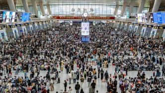 全国铁路今日预计发送旅客2030万人次