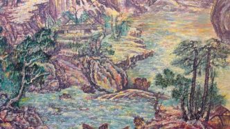 当荆浩《匡庐图》：山水宗源开派之作，当代油画文脉