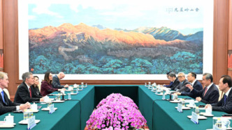 王毅會見美國國會參議員代表團