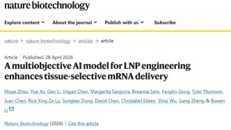 NBT：重大突破！科学家开发出基于AI的脂质纳米颗粒筛选平台，大幅提高组织特异性并降低脱靶毒性，为基因疗法打开新大门