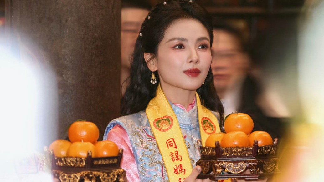 妈祖文化全球推广大使刘涛现身妈祖祖庙
