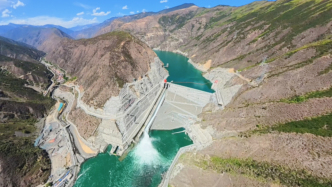大渡河流域金川水电站正式并网发电