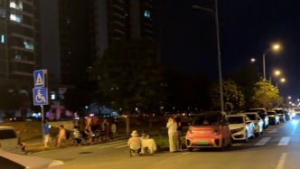 直击柳州地震｜市民下班路上遭遇地震：震感强烈，整夜在车里避险