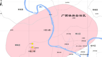 中国地震局发布广西柳州5.2级震群地震烈度图