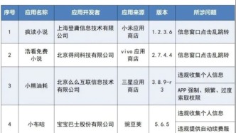紅蘋果短劇等被通報