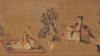 他曾为唐代《高逸图》补笔：徐子鹤艺术安徽展出
