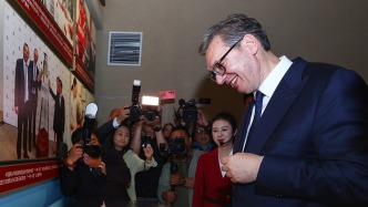 武契奇參觀中共黨史館：看到中塞兩國(guó)未來(lái)一片光明