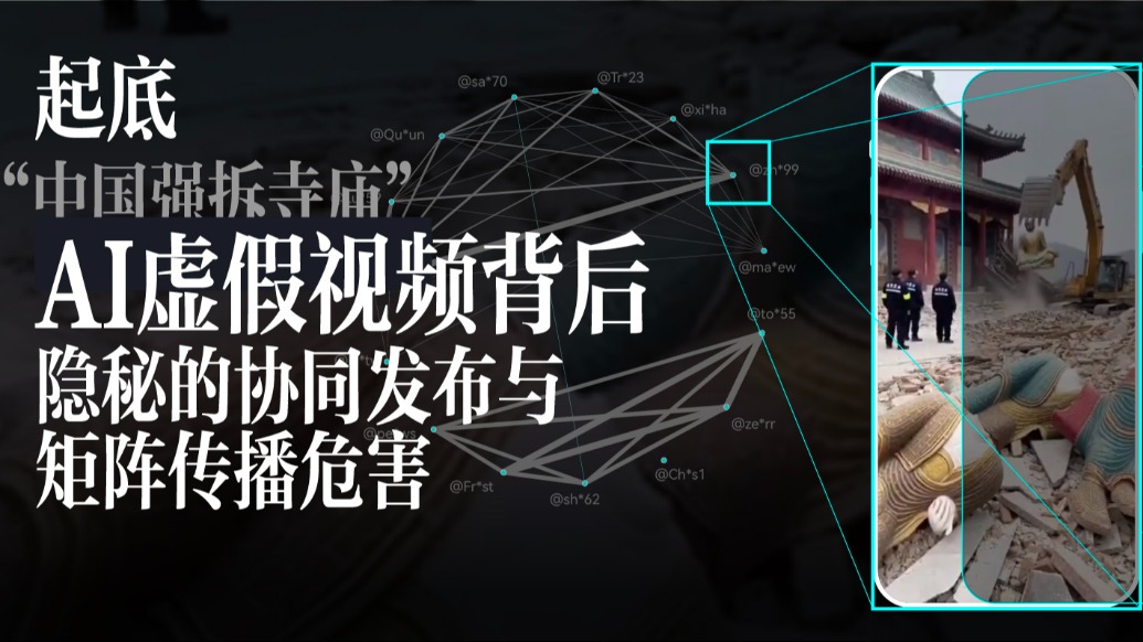 明查｜“中国强拆寺庙”？这是AI虚假视频