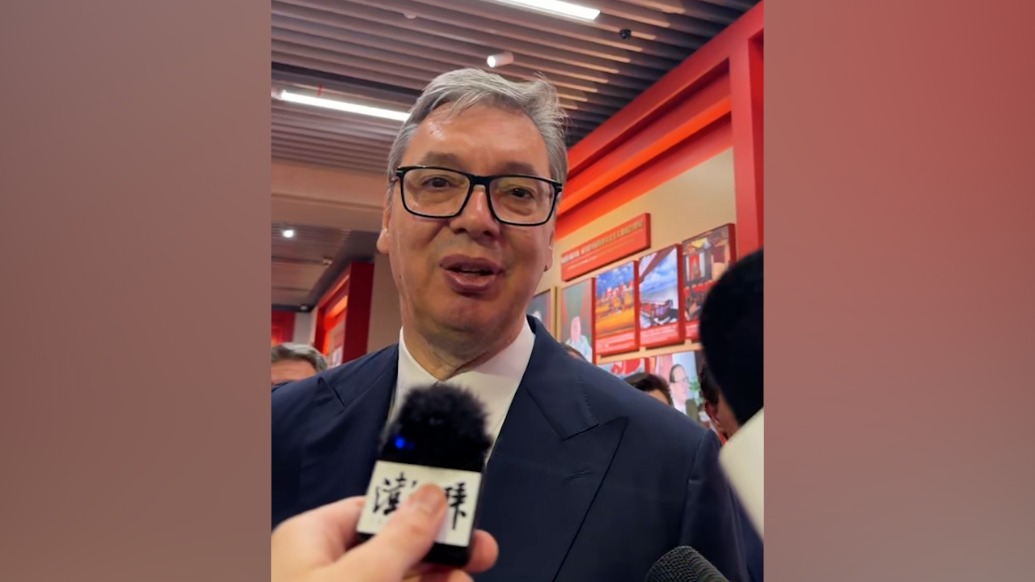 武契奇答澎湃：上海是世界最美城市之一，我想祝賀這里的市民