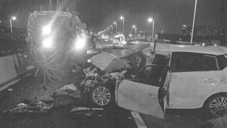 廣州“番禺大橋轎車追尾澆花車致1死2傷”事故，涉事公司2人被建議追究刑責(zé)