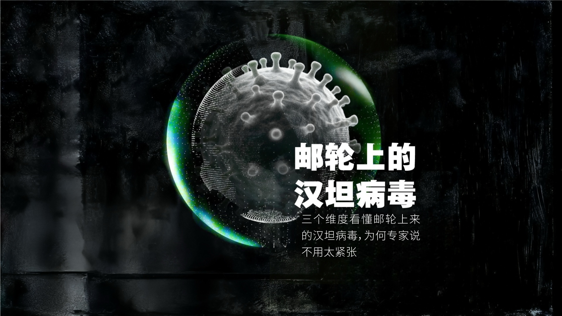 财晓得｜三个维度看懂邮轮上来的汉坦病毒，为何专家说不用太紧张