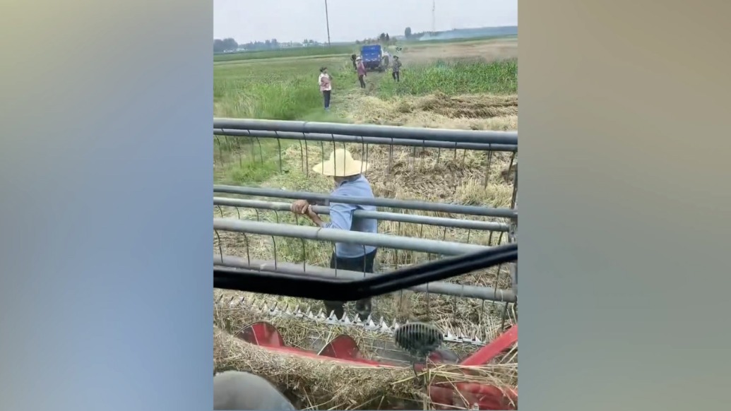 农机手称驰援收麦遭农户索赔“割四赔五”续:已接受收割费并称明年继续来襄阳