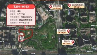 溢價(jià)150%！保利置業(yè)57.72億元競(jìng)得深圳南山宅地，成為深圳新單價(jià)地王