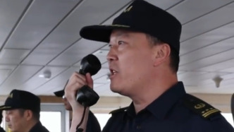 现场画面！中国海事执法人员喊话台湾舰艇