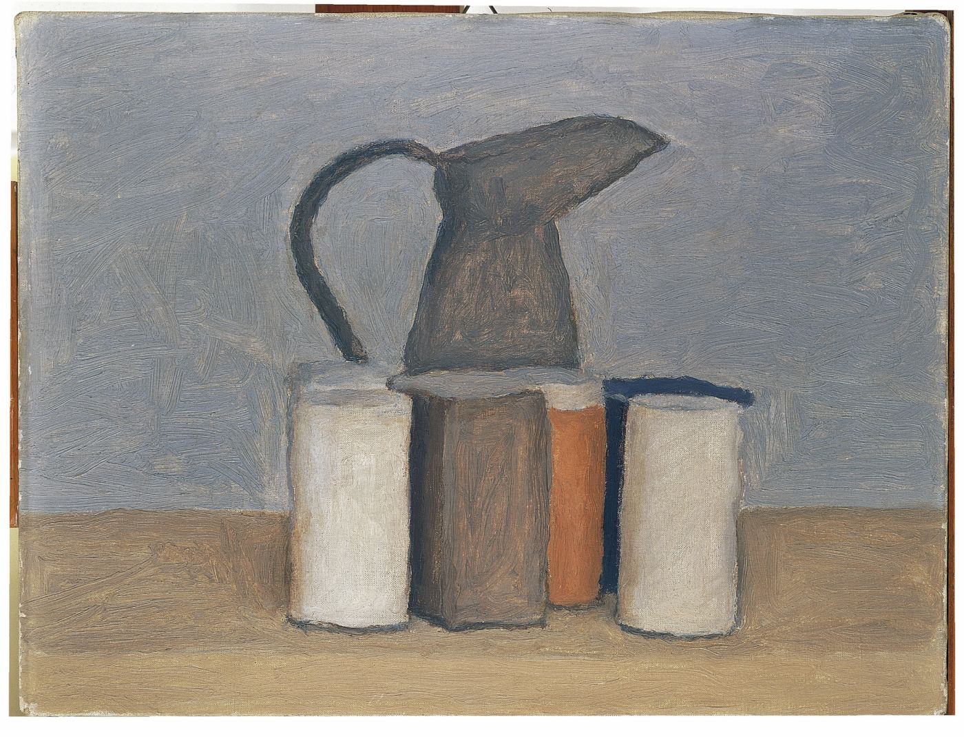 乔治·莫兰迪《静物》1960年，布面油彩，V.n.1197