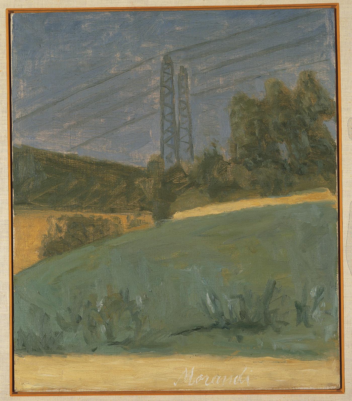 乔治·莫兰迪《风景》1940年，布面油彩，V.n.275