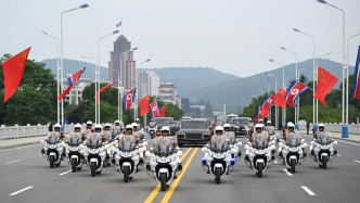 高清大图丨金正恩为习近平举行欢送仪式