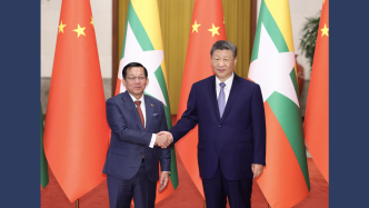 详讯丨习近平同缅甸总统敏昂莱会谈