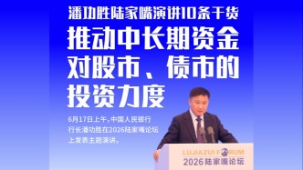一图看懂｜潘功胜陆家嘴演讲10条干货：推动中长期资金对股市、债市的投资力度