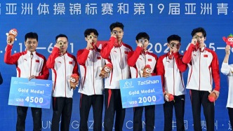 中国队勇夺体操亚锦赛男团金牌，张博恒加冕“全能王”
