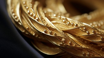 金饰克价，年内下跌近450元