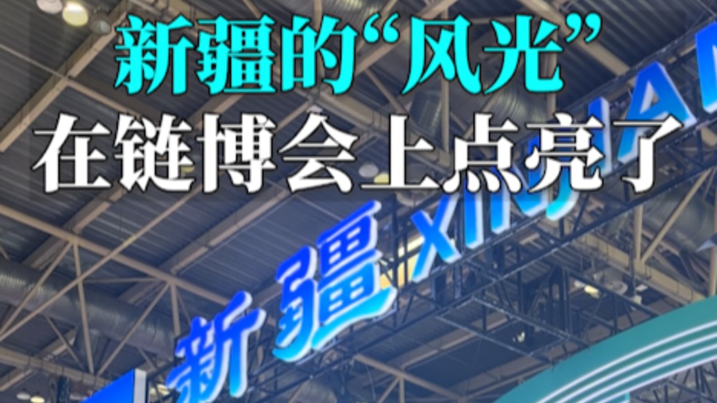 言短意长｜新疆的“风光”，在链博会上点亮了