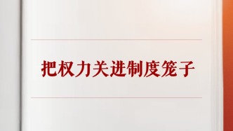 学习手记丨把权力关进制度笼子