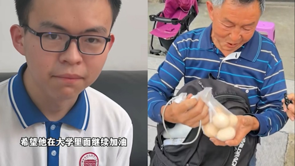 “父亲带8个鸡蛋接考”的湖南考生贺永辉高考考了526分