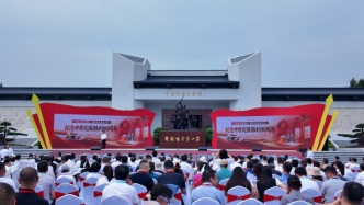 纪念中原突围胜利80周年活动在湖北大悟举行，先辈后代重返宣化店