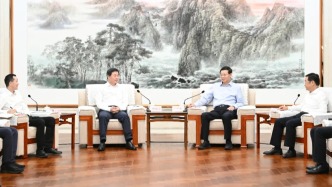 许昆林王新伟会见中国电信董事长柯瑞文：深化数字政府、智慧城市等领域合作