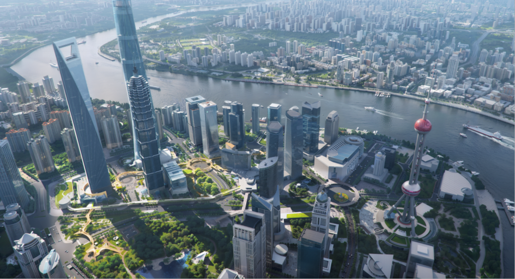 上海小陆家嘴更新提升规划公示：“三件套”旁建云廊，明珠广场造“舞台”