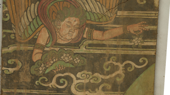 文物专家在山西青龙寺谈古壁画保护
