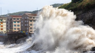 台风“巴威”向浙江沿海快速靠近,浙江局地现陆地少见15级阵风