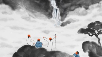 在水墨山水版《徐霞客游记》里，开启一次徐霞客式的出发