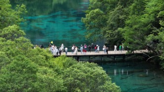九寨沟湖水靠染色才呈现蓝色？官方辟谣并详解斑斓水色成因