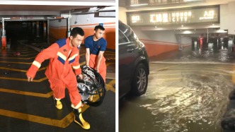 魔都眼｜特大暴雨袭城，直击连夜抢排后的五角场