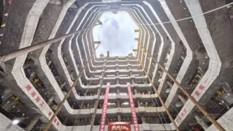 47.3米超深基坑封底，这座泵站将成上海中心城区排水转输关键枢纽