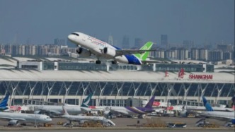 C919高原型首架机起飞，开展首次飞行试验