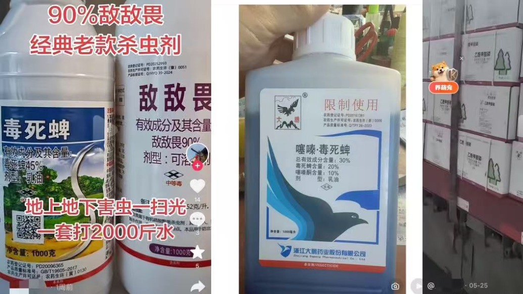 6种限用农药仍在平台销售，专家建议长效治理堵住监管漏洞