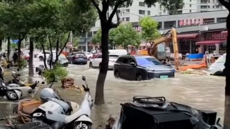 浙江永嘉居民亲历台风“白海豚”：小区出现积水，有车辆被倒塌的围墙砸中