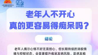 老年人不开心真的容易痴呆吗？