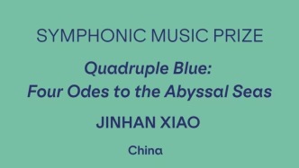 在罗马尼亚的作曲大赛上，上音学生肖瑾涵荣获交响音乐奖