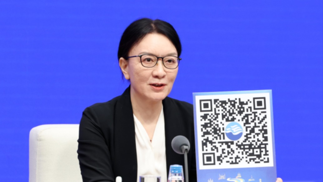 平陆运河即将通航，国新办发布会上卢新宁说：“我带来了一个二维码”