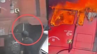 合肥一货车失控撞向民房，热心大爷第一时间抡起锄头破车窗救人