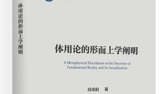 儒家体用论的创造性阐释和系统化重构——《体用论的形而上学阐明》序言