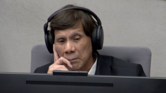 杜特尔特在海牙国际刑事法院出席庭前听证