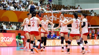 赛场屹线丨复仇成功！中国女排晋级亚运会决赛